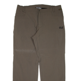 JACK WOLFSKIN Womens Trousers Green Loose Straight W38 L31