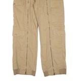 GLOBAL FUNK Womens Trousers Beige Loose Straight W37 L31