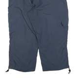 MAMMUT Cropped Womens Trousers Blue Relaxed Straight W34 L21