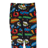 OPPOSUITS Pop Art Mens Trousers Black Regular Tapered W34 L33