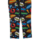 OPPOSUITS Pop Art Mens Trousers Black Regular Tapered W34 L33