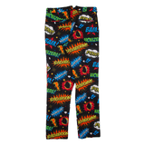 OPPOSUITS Pop Art Mens Trousers Black Regular Tapered W34 L33