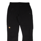 FJÄLLRÄVEN Outdoor Womens Trousers Black Relaxed Tapered W28 L28