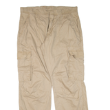 ANGELO LITRICO Cargo Mens Trousers Beige Regular Straight W38 L34