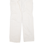 STR Cargo Womens Trousers Cream Regular Straight W26 L30