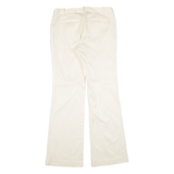 HEINE Striped Womens Trousers Beige Regular Bootcut 90s W30 L32