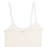 PHASE EIGHT Womens Camisole Top Beige V-Neck Sleeveless UK 14