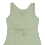FAT FACE Womens Top Green Sleeveless UK 8
