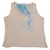 FAT FACE Womens Vest Grey Sleeveless UK 18