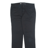 DICKIES Chino Womens Trousers Black Regular Tapered W32 L32