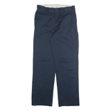 DICKIES Chino Mens Trousers Blue Regular Straight W32 L32