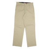 DICKIES Chino Mens Trousers Beige Regular Straight W32 L32