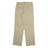 DICKIES Chino Mens Trousers Beige Regular Straight W32 L32