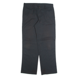 DICKIES Chino Mens Trousers Black Regular Straight W32 L30
