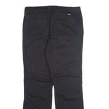 DICKIES Chino Womens Trousers Black Regular Straight W34 L30