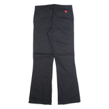 DICKIES Womens Trousers Black Regular Bootcut W32 L32