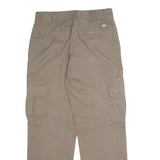DICKIES Cargo Mens Trousers Beige Regular Straight W30 L30