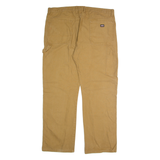 DICKIES Carpenter Cargo Mens Trousers Brown Regular Straight W40 L32
