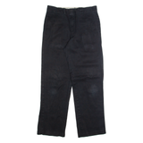 DICKIES Chino Mens Trousers Black Regular Straight W32 L30