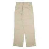 DICKIES Chino Mens Trousers Beige Regular Straight W30 L30