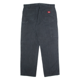DICKIES Carpenter Cargo Mens Trousers Grey Regular Straight W38 L32