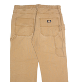 DICKIES Carpenter Cargo Mens Trousers Beige Relaxed Straight W38 L30