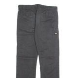 DICKIES Chino Mens Trousers Grey Slim Straight W32 L30