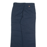 DICKIES Chino Womens Trousers Blue Slim Straight W28 L29