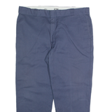 DICKIES Chino Mens Trousers Blue Regular Straight W40 L29