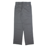 DICKIES Chino Mens Trousers Grey Regular Straight W32 L32