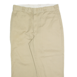 DICKIES Chino Mens Trousers Beige Regular Straight W36 L25