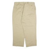 DICKIES Chino Mens Trousers Beige Regular Straight W36 L25