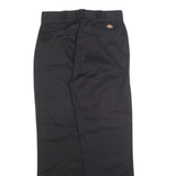 DICKIES Chino Womens Trousers Black Regular Straight W26 L26