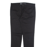 DICKIES Chino Womens Trousers Black Regular Tapered W32 L32