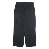 DICKIES Chino Mens Trousers Black Regular Straight W32 L30