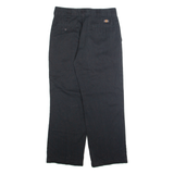 DICKIES Chino Mens Trousers Black Regular Straight W32 L30