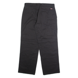 DICKIES Chino Mens Trousers Black Regular Straight W34 L30