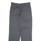 DICKIES Chino Mens Trousers Grey Regular Straight W32 L32