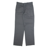 DICKIES Chino Mens Trousers Grey Regular Straight W32 L32