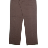 DICKIES Chino Mens Trousers Brown Regular Straight W28 L32