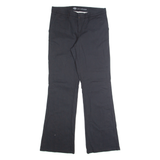 DICKIES Womens Trousers Black Regular Bootcut W32 L32