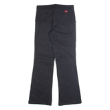 DICKIES Womens Trousers Black Regular Bootcut W32 L32