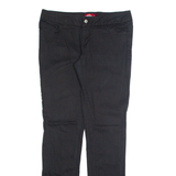 DICKIES Chino Mens Trousers Black Regular Straight W32 L32