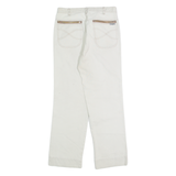 CV Womens Trousers White Regular Straight W30 L23