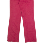 TOMMY HILFIGER Womens Trousers Pink Regular Straight W26 L30