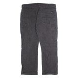 DICKIES Carpenter Cargo Mens Trousers Grey Regular Straight W34 L30