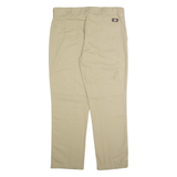 DICKIES Chino Mens Trousers Beige Regular Straight W36 L30