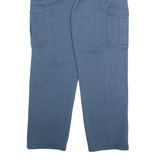 DICKIES Chino Cargo Mens Trousers Blue Regular Straight W36 L32