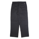 DICKIES Chino Mens Trousers Black Regular Straight W34 L31