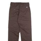 DICKIES Chino Mens Trousers Brown Regular Straight W28 L30